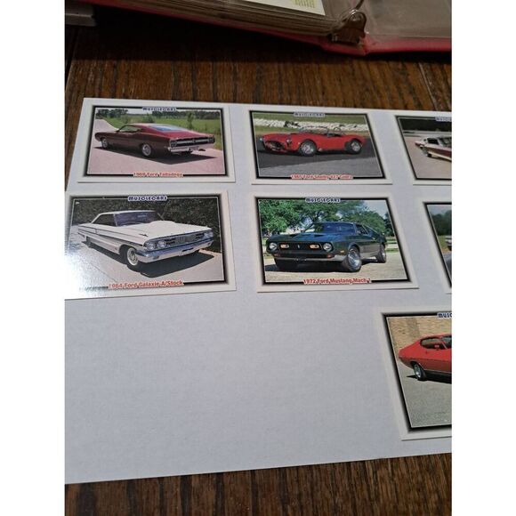 Vintage Lot of 11 1992 Collect A Card Musclecars Trading Cards FORD LOT - Picture 2 of 8